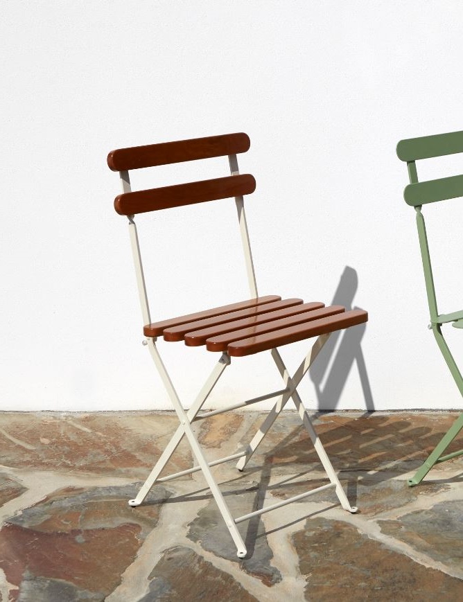 Skládací kovová zahradní židle Adico